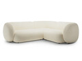 Coltar dreapta 4 locuri, Kate, Micadoni, 252x220x76 cm, tesatura structurata, bej deschis
