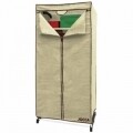 Dulap pentru depozitare cu raft Beige, Jocca,  50x75x180 cm, TNT/metal, bej