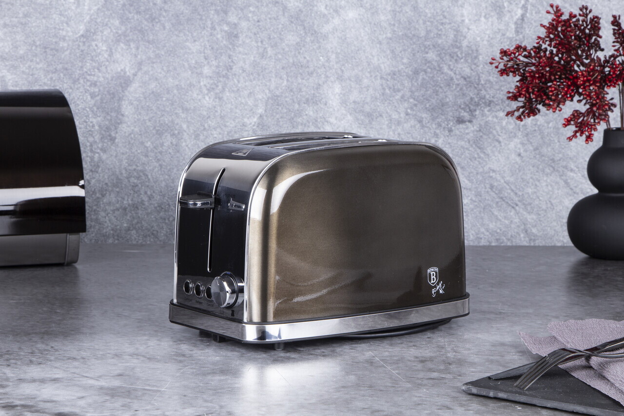 Prajitor de paine Berlinger Haus, Shiny Black, 29x18x18.5 cm, inox, negru - imagine 3