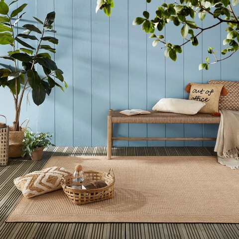 Covor pentru exterior Weave, Flair Rugs, 80x150 cm, polipropilena, natural