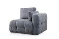 Coltar, Atelier del Sofa, 560ARE4116, Lemn de fag / PAL, Gri