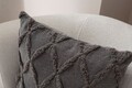 Husa de perna, Tuffet, 43x43 cm, Material: 100% POLIESTER, Gri