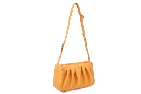 Geanta juicy couture 139, 27x10x15 cm, piele ecologica, galben