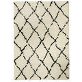 Covor, G0276M, 160x230 cm, Polipropilena, Crem/Negru