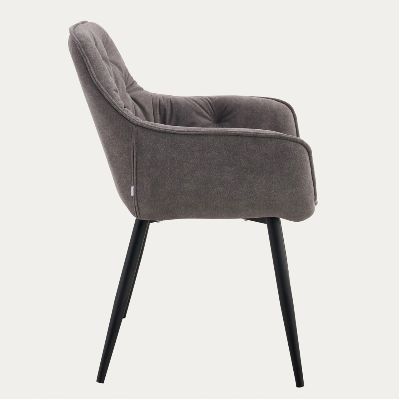Scaun Fussy, Homla, 63x57x84 cm, metal/poliester, gri - view 4