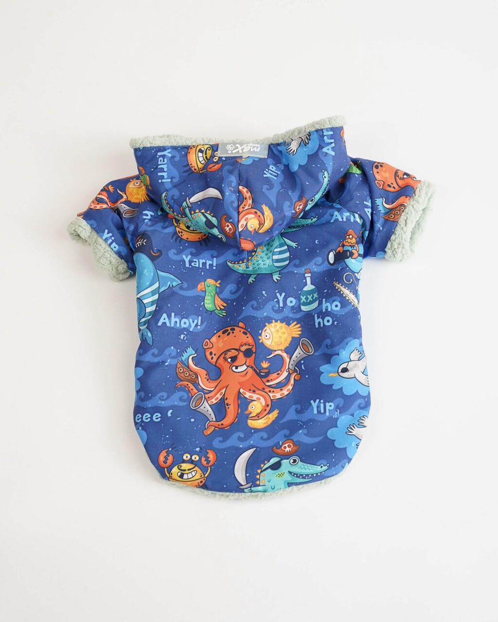 Hanorac pentru câini, Paws &amp; Whiskers, Ocean Raincoat, Multicolor - view 4