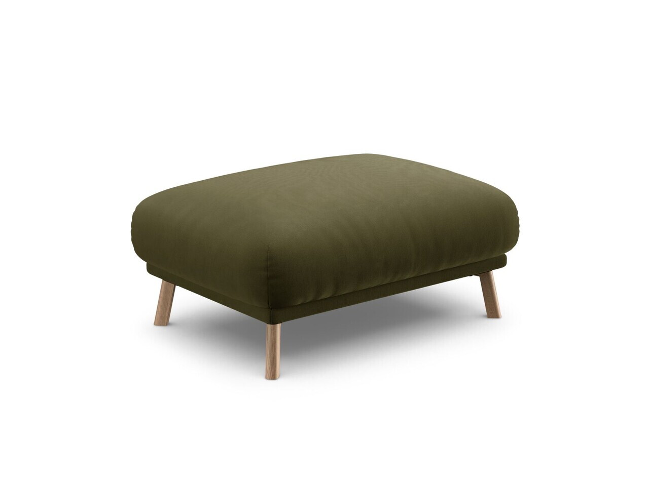 Taburet, Naomi, Micadoni Home, 100x70x41 cm, catifea, verde — imaginea 2
