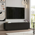Comoda TV Zoeva, Pakoworld, 140x35.5x38.2 cm, PAL/MDF, wenge