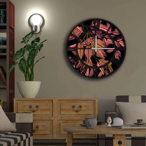 Ceas de perete, 5050ms-078, mdf, ø50 cm, multicolor