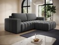 Coltar extensibil dreapta 4 locuri ELTAP, Bon-44, Bonett, 250x175x92 cm, lemn/poliester, gri