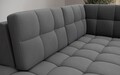 Coltar extensibil stanga 5 locuri ELTAP, LT-06SO, Blewett, 299x198x82 cm, lemn/poliester, gri inchis