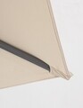 Umbrela pentru gradina / terasa, Sorrento, Bizzotto, Ø 300 cm, stalp Ø 48 mm, otel/poliester, natural
