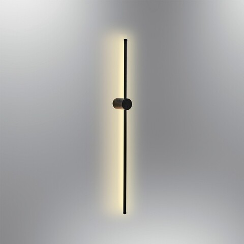 Aplica de perete, L1174 – Black, Lightric, 91 x 6 x 10 cm, LED, 18W, negru