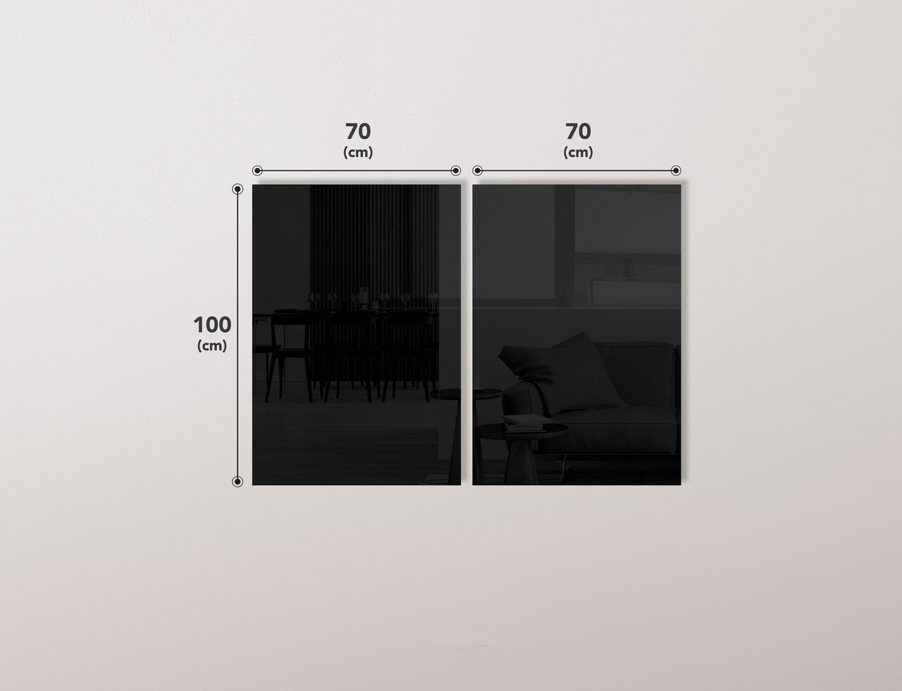 Tablou decorativ (2 Pieces), 1998, 70 x 100 cm (2 bucăți), Multicolor - view 8