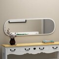 Oglinda decorativa, Siam, Magnum, 40x120x2.2 cm, MDF , Alb