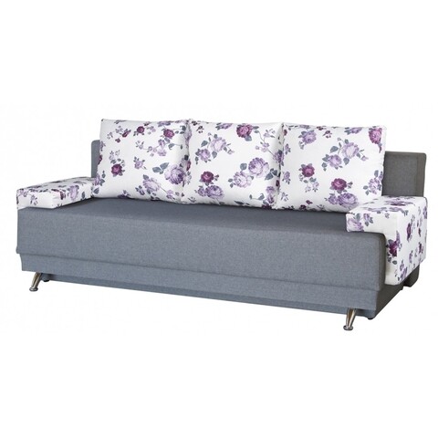 Poza Canapea Extensibila Roma Grey Magnolia 205x90x86 cm, cu lada de depozitare