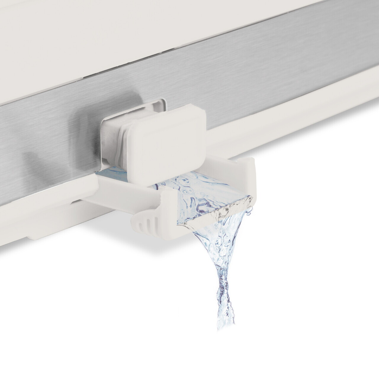 Scurgator de vase reglabil Berlinger Haus, Sahara, 36.6x29.8x13 cm, inox/plastic, crem mat - imagine 4
