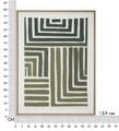 Tablou decorativ 3D Canvas -B, Mauro Ferretti, 60x80 cm, canvas/lemn de pin/plastic, multicolor