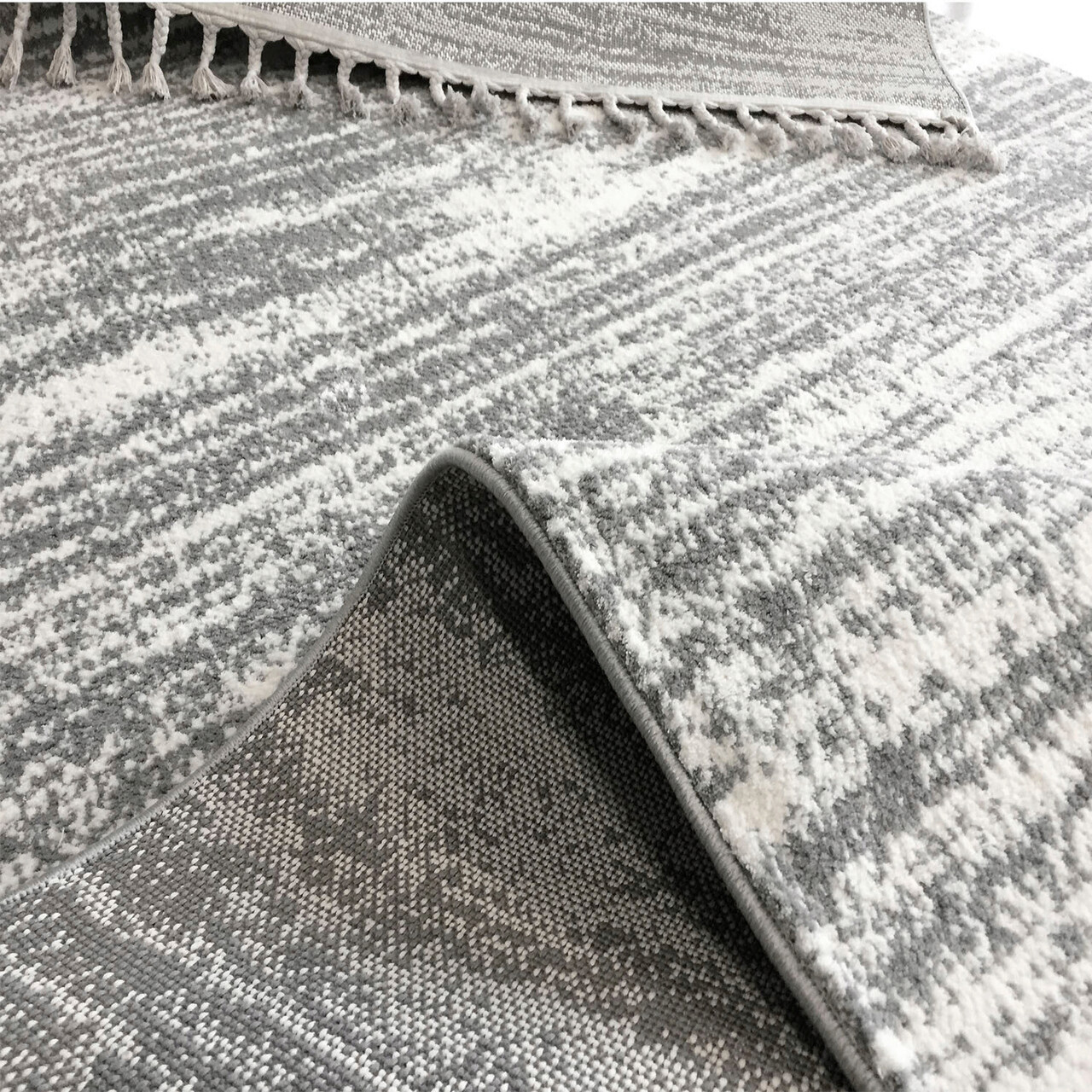 Covor, 2778A , 80x150 cm, Poliester, Alb / Gri deschis - 2 | YEO