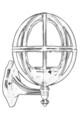 Lampa de exterior, Avonni, 685AVN1101, Plastic ABS, Negru