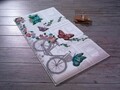 Covoras de baie Flower Basket , Confetti, 57x100 cm, multicolor