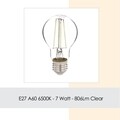 Bec  LED, Sage, E14 Kıvrık Gün Işığı, E27, 7 W, 6500K, 806 Lm, sticla
