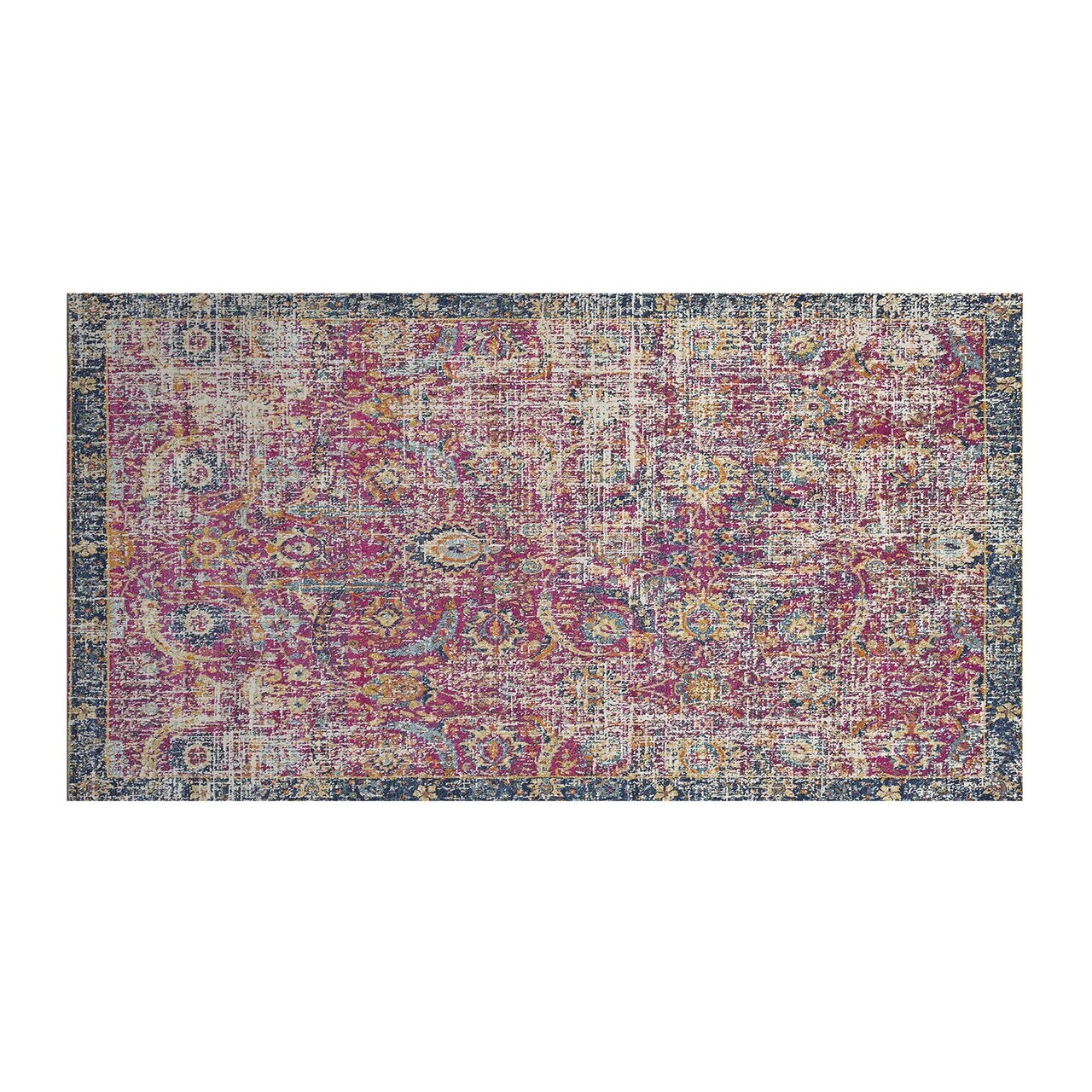 Covor, Woopamuk235, 80x200 cm, Bumbac/Poliester, Multicolor - view 9