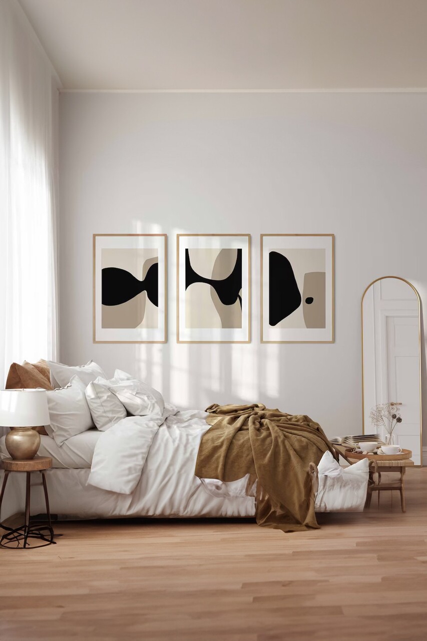 Set 3 tablouri decorative, Artsycllct35, MDF, Multicolor - view 2