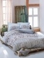 Lenjerie de pat dubla, 4 piese, 100% bumbac ranforce, Cotton Box, Verona