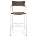 Scaun bar pentru exterior, Cosmopolis, 56x57x112 cm, maro