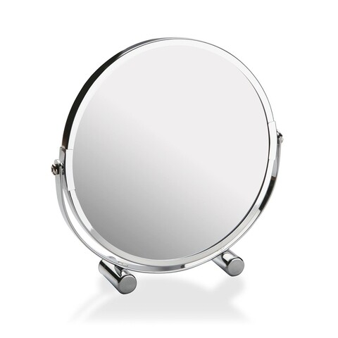Oglinda cosmetica, factor marire x5, Versa, 19 x 4 x 20 cm, otel