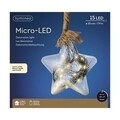 Decoratiune luminoasa Star w rope, Lumineo, 40 LED-uri, Ø 20 cm