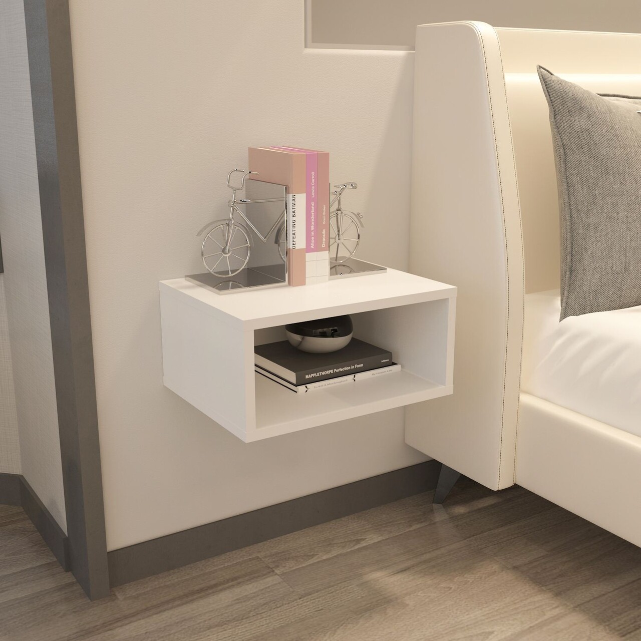 Noptiera, Zena Home, Dora, Alb - 1 | YEO