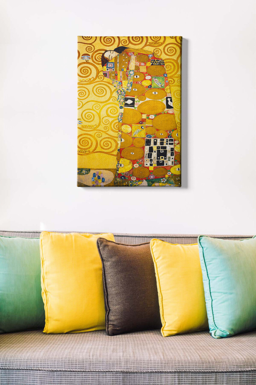 Tablou decorativ Kanvas Tablo (50 x 70) Cadru: 100% LEMN (grosime: 3 cm) Multicolor