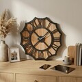 Ceas de perete, MET-MDF-UYART-2086, Dimensiune: 50 x 50 cm, Negru
