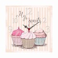 Ceas de perete, Msk-13, MDF, Dimensiune: 40 x 40 cm, Multicolor