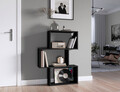 Raft de perete ELTAP, Evertti, 80x20x108 cm, PAL/PVC, negru