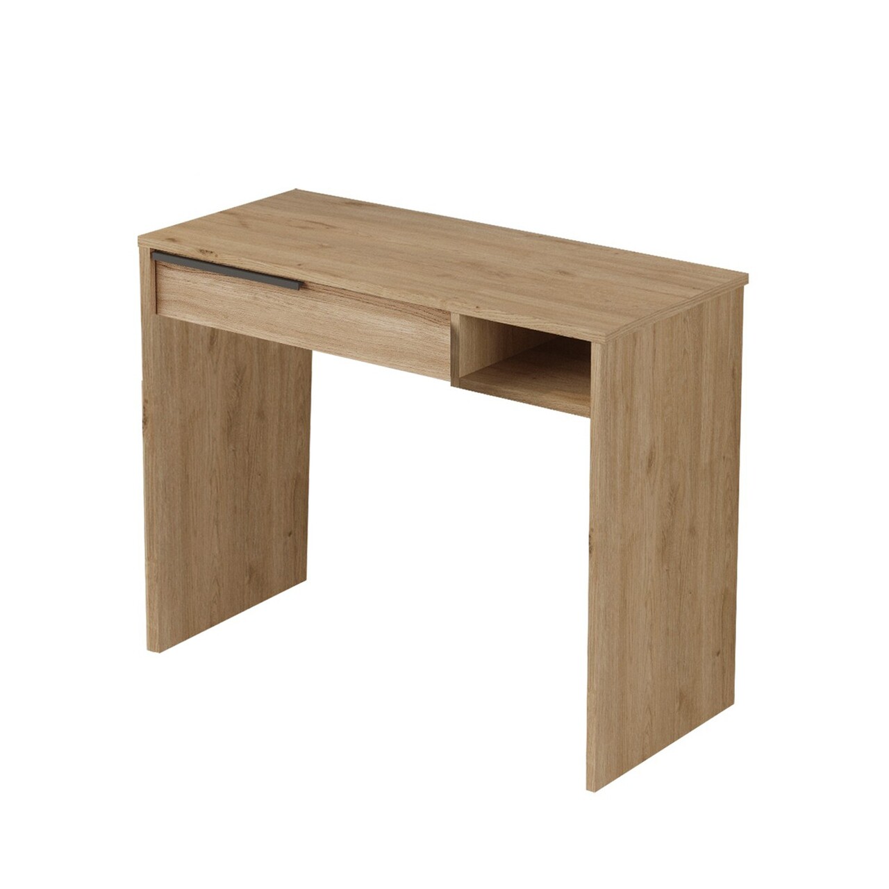Masa de machiaj, Hanah Home, On18-S, 100x75x44.5 cm, Maro - view 7