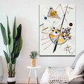 Tablou decorativ, 70100KANDINSKY034, Canvas, Lemn, Multicolor