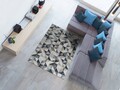 Covor, Babek 5529 Blue, 120 x 170 cm, 100% poliester, bleu/gri