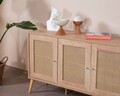 Consola, Wolina, Calvin, 80x180x41 cm, Corp: PAL 100% MELAMINAT, Stejar