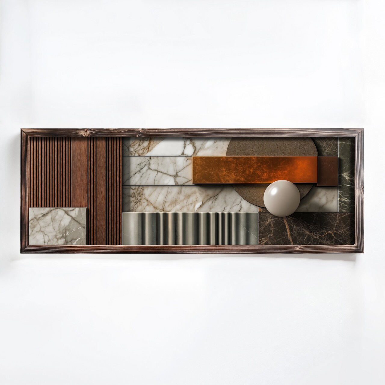 Tablou decorativ, EMR013, Lemn, Multicolor - view 3