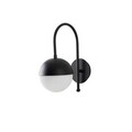 Aplica de perete, Tatum, 584TTM1971, Metal, Alb/Negru