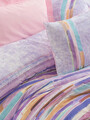 Lenjerie de pat pentru o persoana Single XXL (DE), Larry - Pink, Cotton Box, Bumbac Ranforce