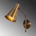 Aplica de perete, Sivani - MR-663, Alby, 14 x 36 x 40 cm, 1 x E27, 40W, aramiu antic