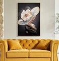 Tablou decorativ Hat-A, Mauro Ferretti, 62x92 cm, metal/lemn de brad/canvas, multicolor