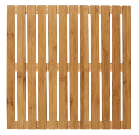 Covor pentru baie, wenko, duckboard indoor   outdoor, 50 x 50 x 2.5 cm, bambus, natur