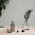 Decoratiune, Flowerpot, 20x39 cm, Metal, Negru
