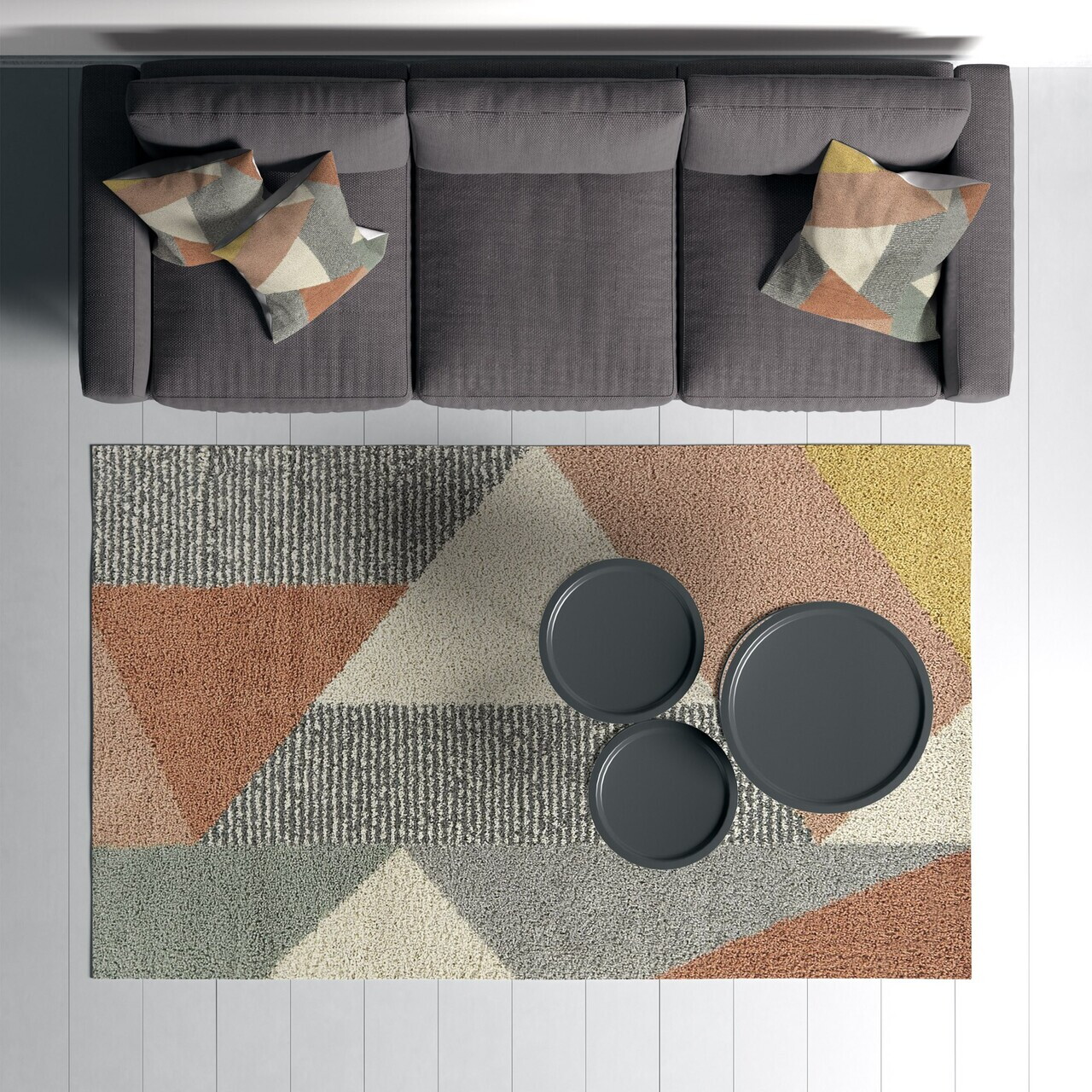 Covor, Woopamuk285, 120x180 cm, Bumbac/Poliester, Multicolor - view 2