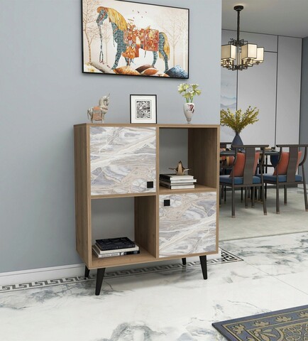 Consola, kalune design, balek, 75x105x40 cm, hitit / stone